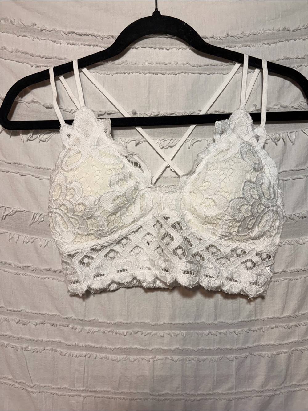 Anemone lace crochet bralette